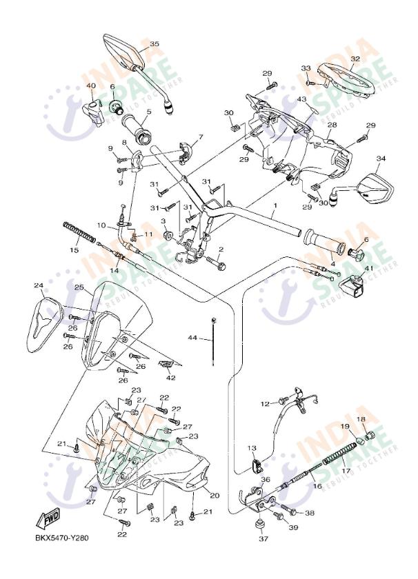 STEERING HANDLE & CABLE